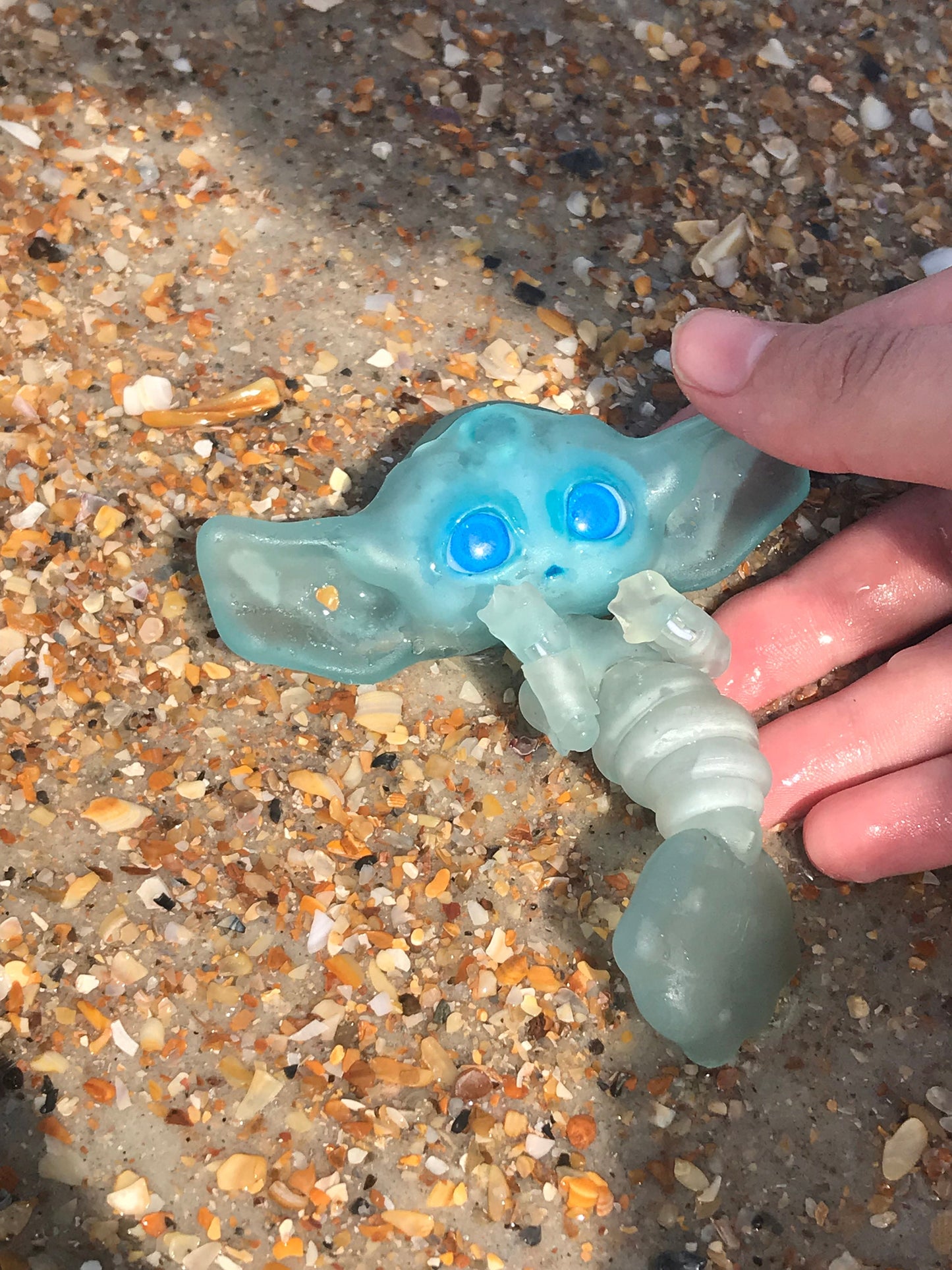 Seaglass: A Micro Mermaid 3D Printed Ball Joint Doll