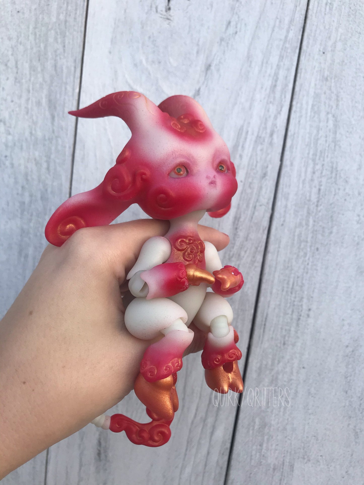 Luck Dragon: A Lucky 3D Resin Printer Ball Joint Doll