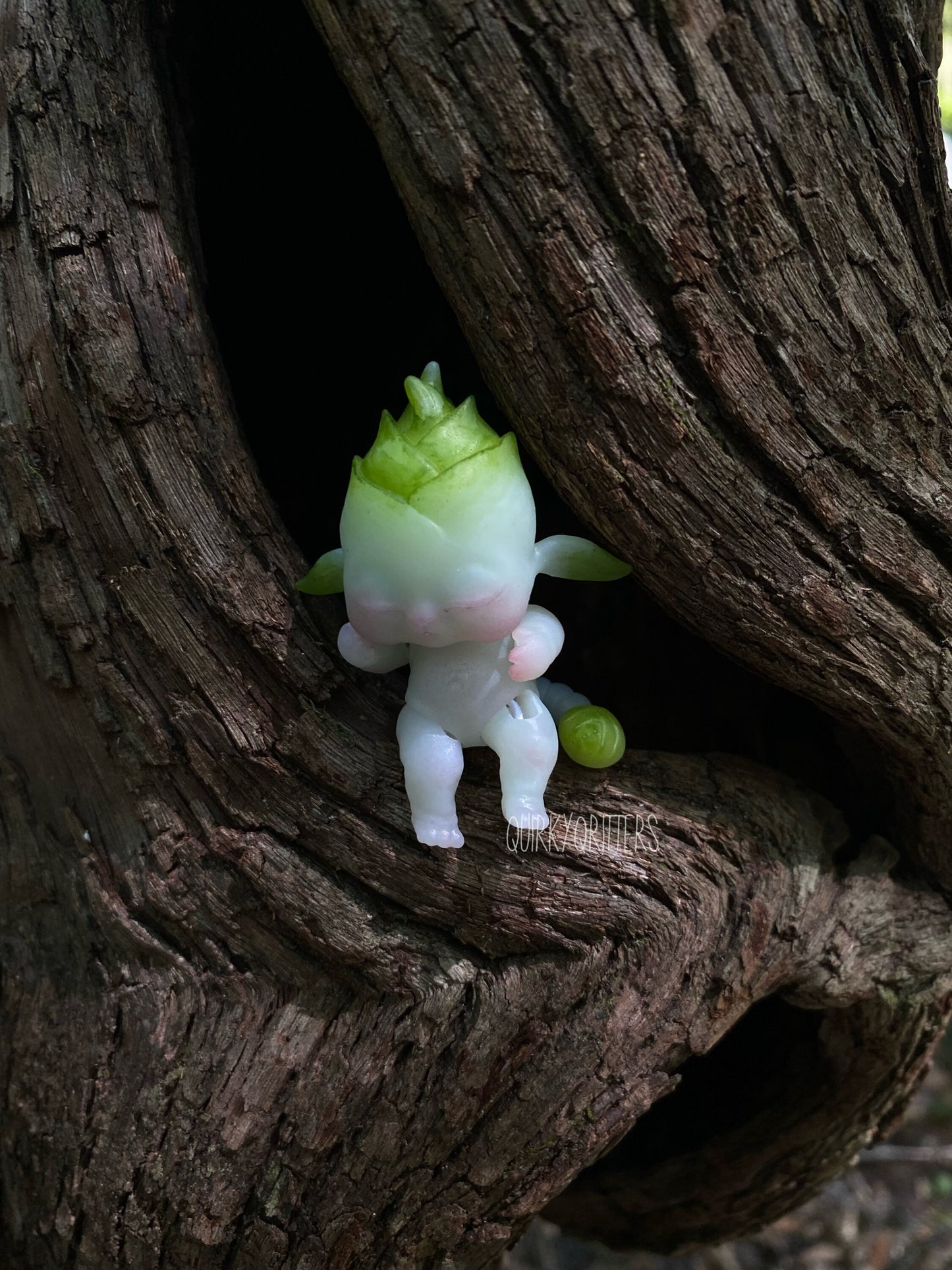 Bamboo Shoot Fairy Baby: a micro 3D Resin Printed Baby Doll