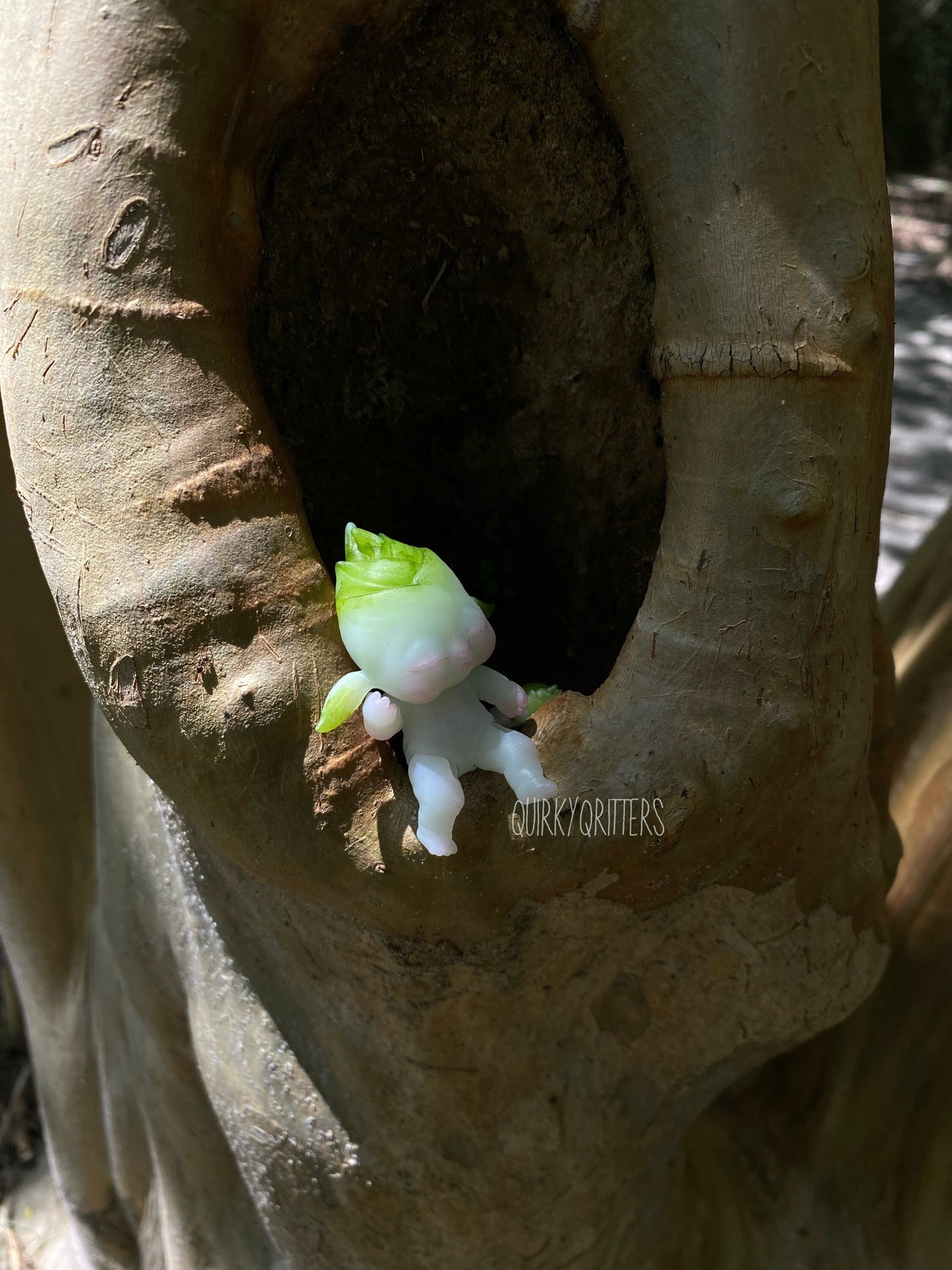 Bamboo Shoot Fairy Baby: a micro 3D Resin Printed Baby Doll