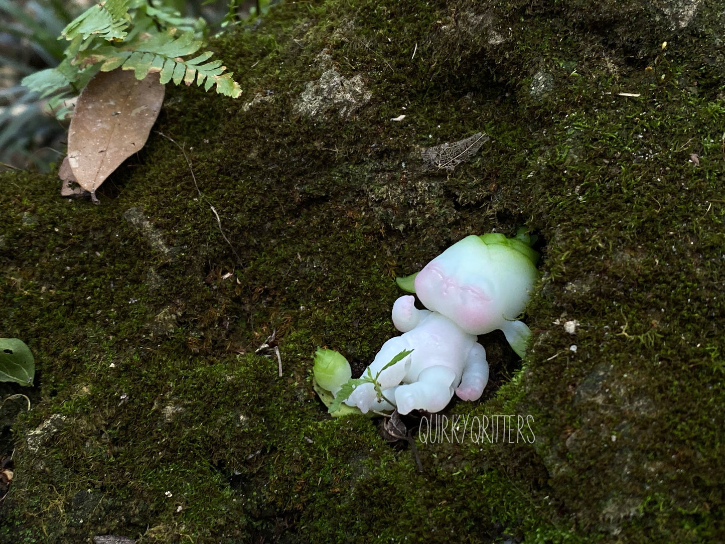 Bamboo Shoot Fairy Baby: a micro 3D Resin Printed Baby Doll