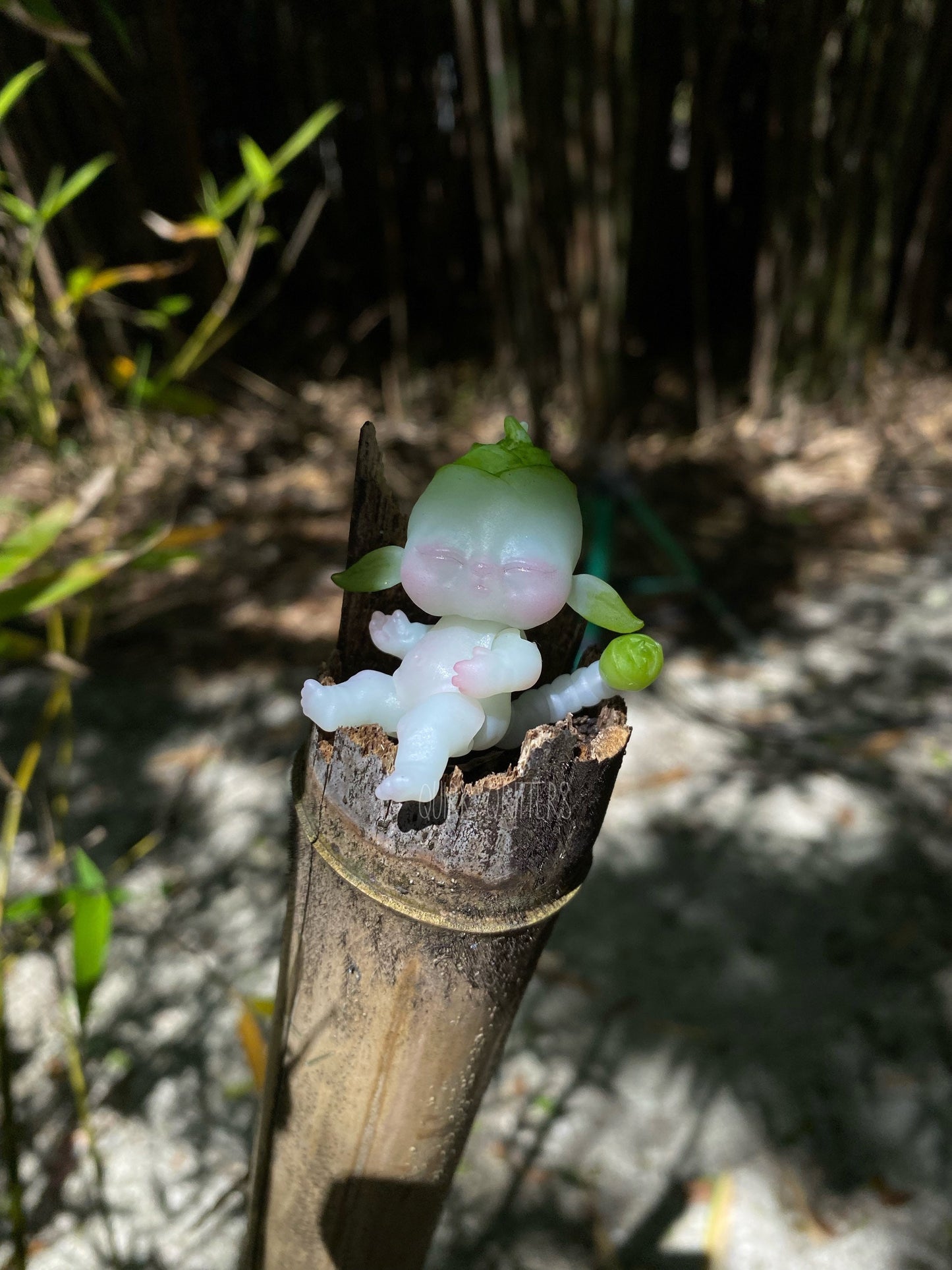 Bamboo Shoot Fairy Baby: a micro 3D Resin Printed Baby Doll