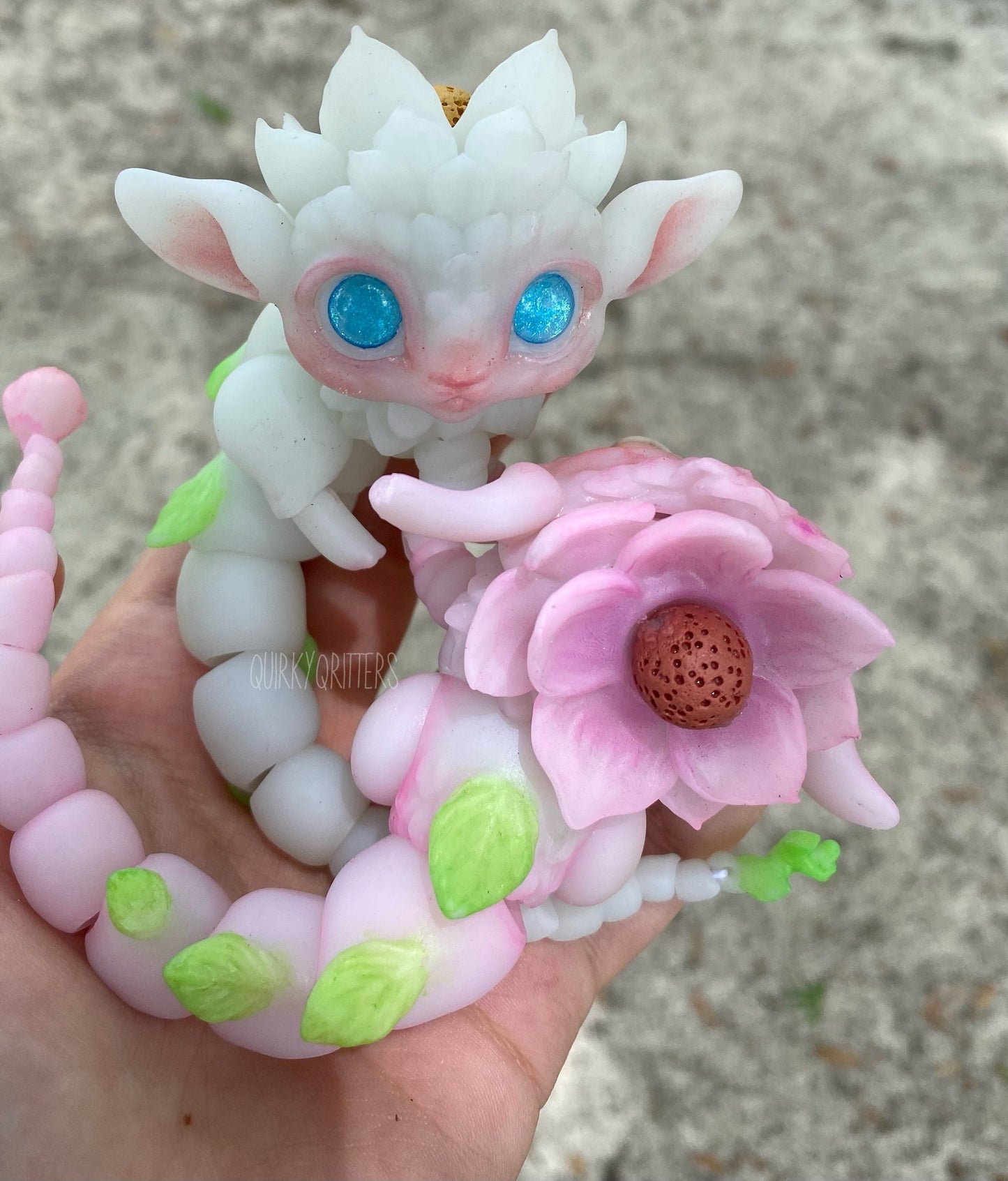 Blossom Dragon: A 3D Printed Ball Jointed Doll