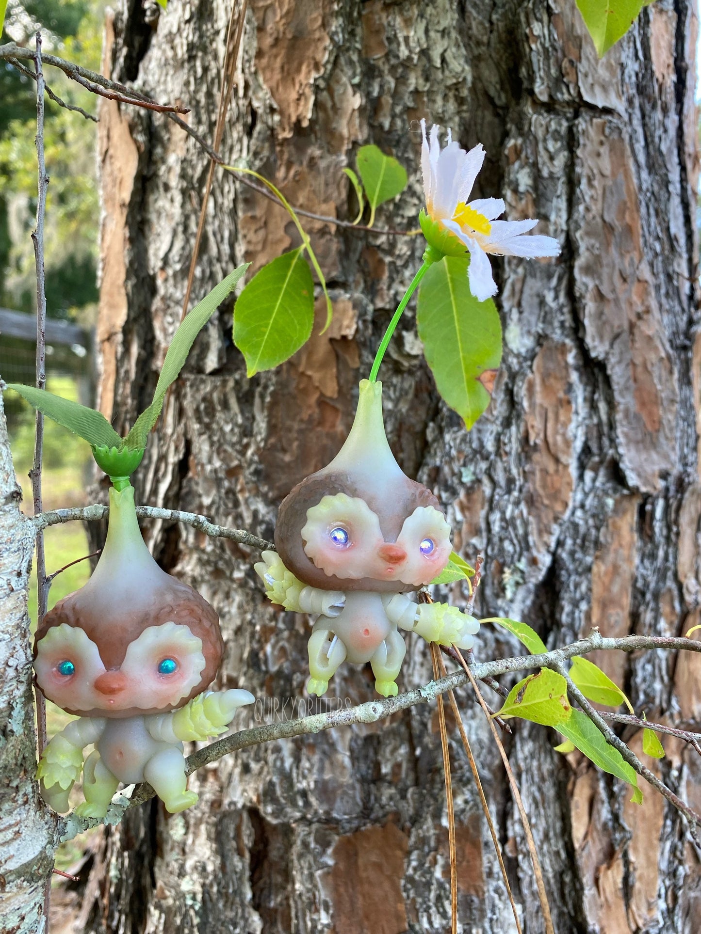 Sloth Sprouting Sprite: A Sloth-like Plant Spirit Micro Ball Joint Doll