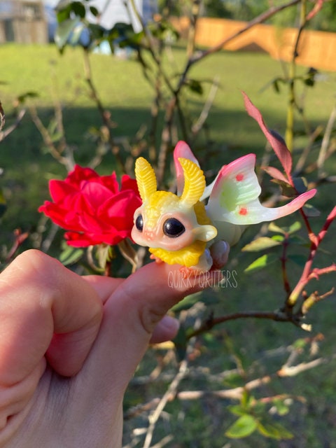 Luna: The Tiny Dragon Lunar Moth Ball Joint Doll