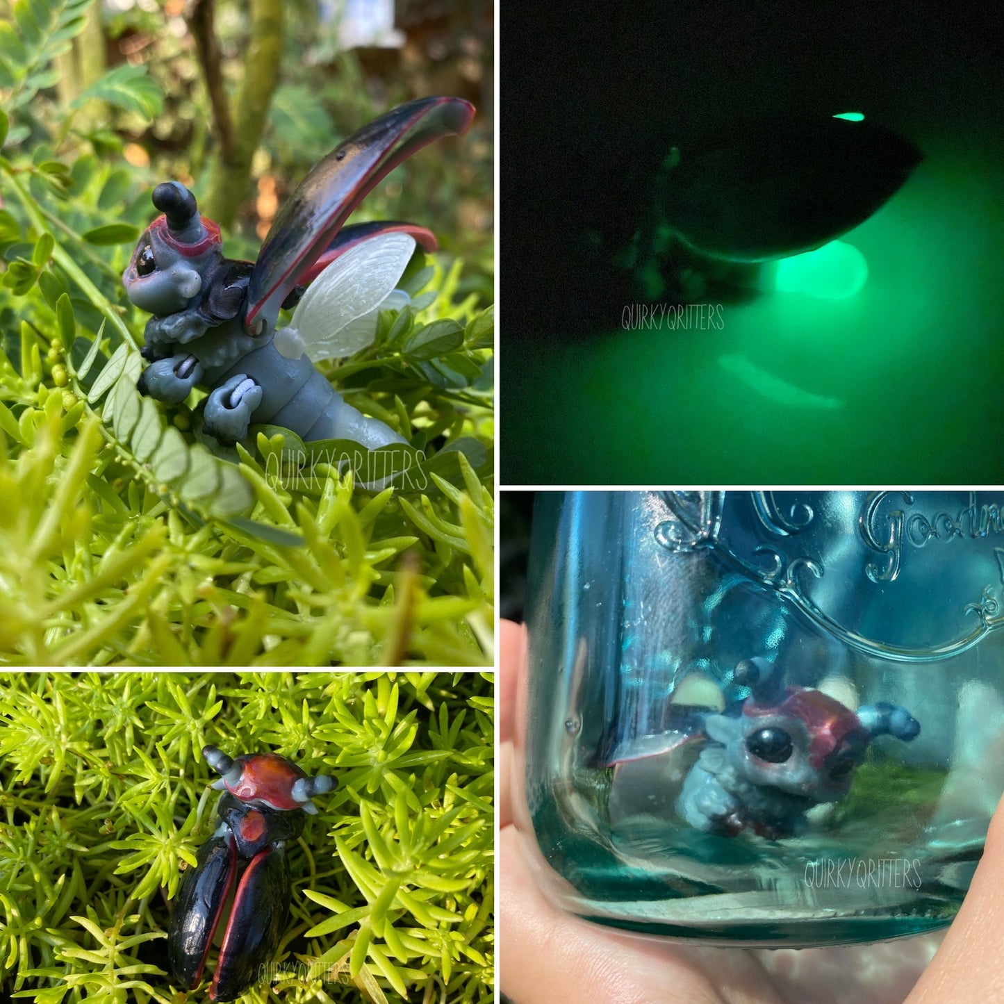 Lampy the Dragon: The Tiny Dragon Firefly Ball Joint Doll BJD