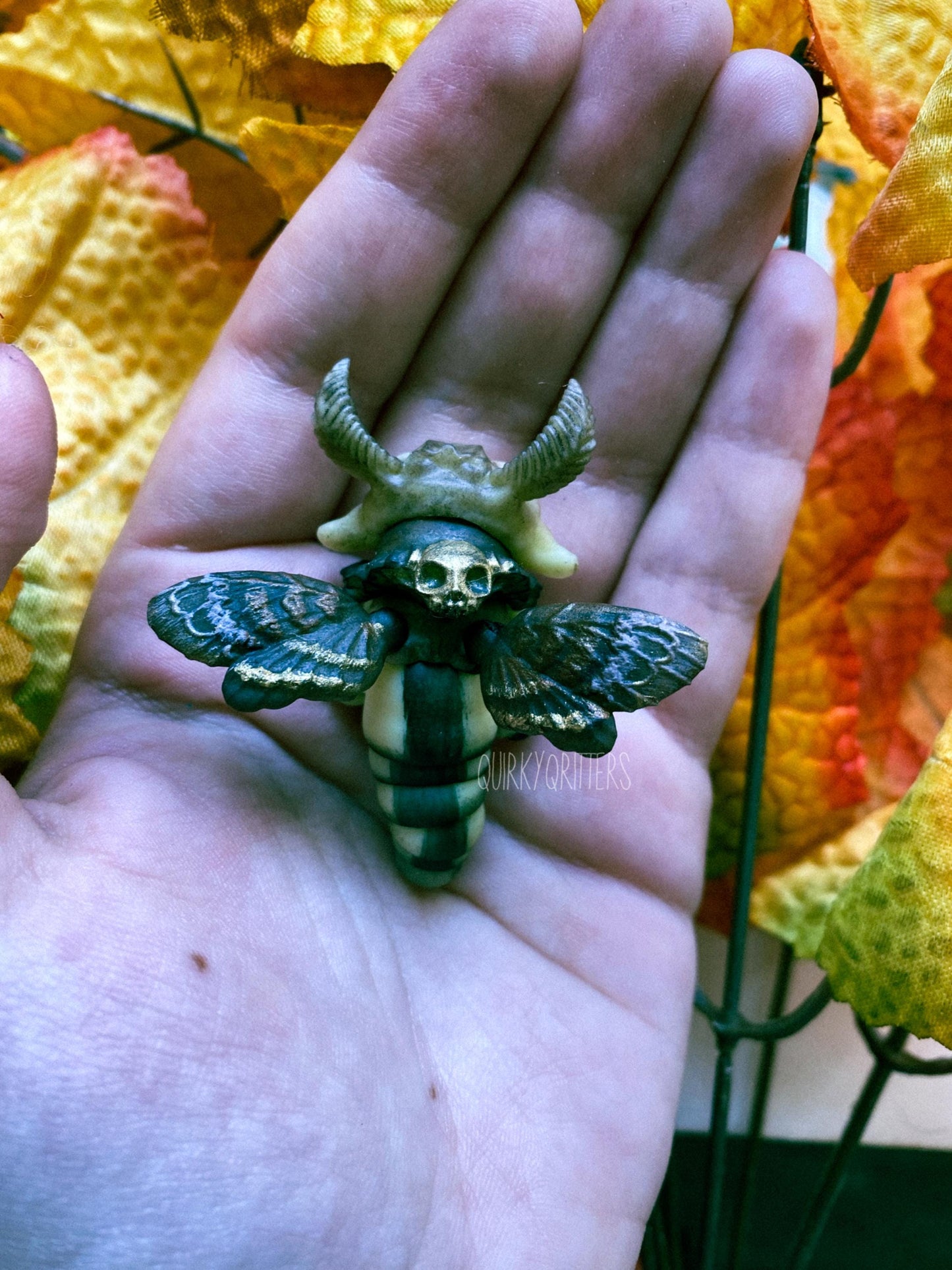 Acherontia: The Tiny Dragon Death’s-Head Hawkmoth Ball Joint Doll