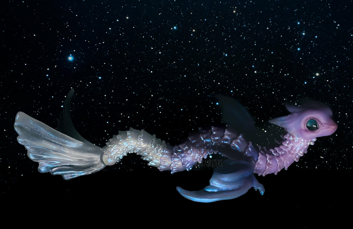 AQUARIUS: The Zodiac Dragon 3D Printed Resin BJD- Ball Jointed Doll