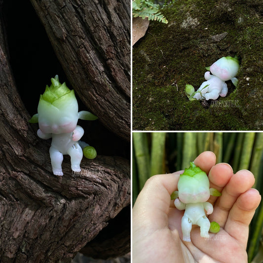Bamboo Shoot Fairy Baby: a micro 3D Resin Printed Baby Doll
