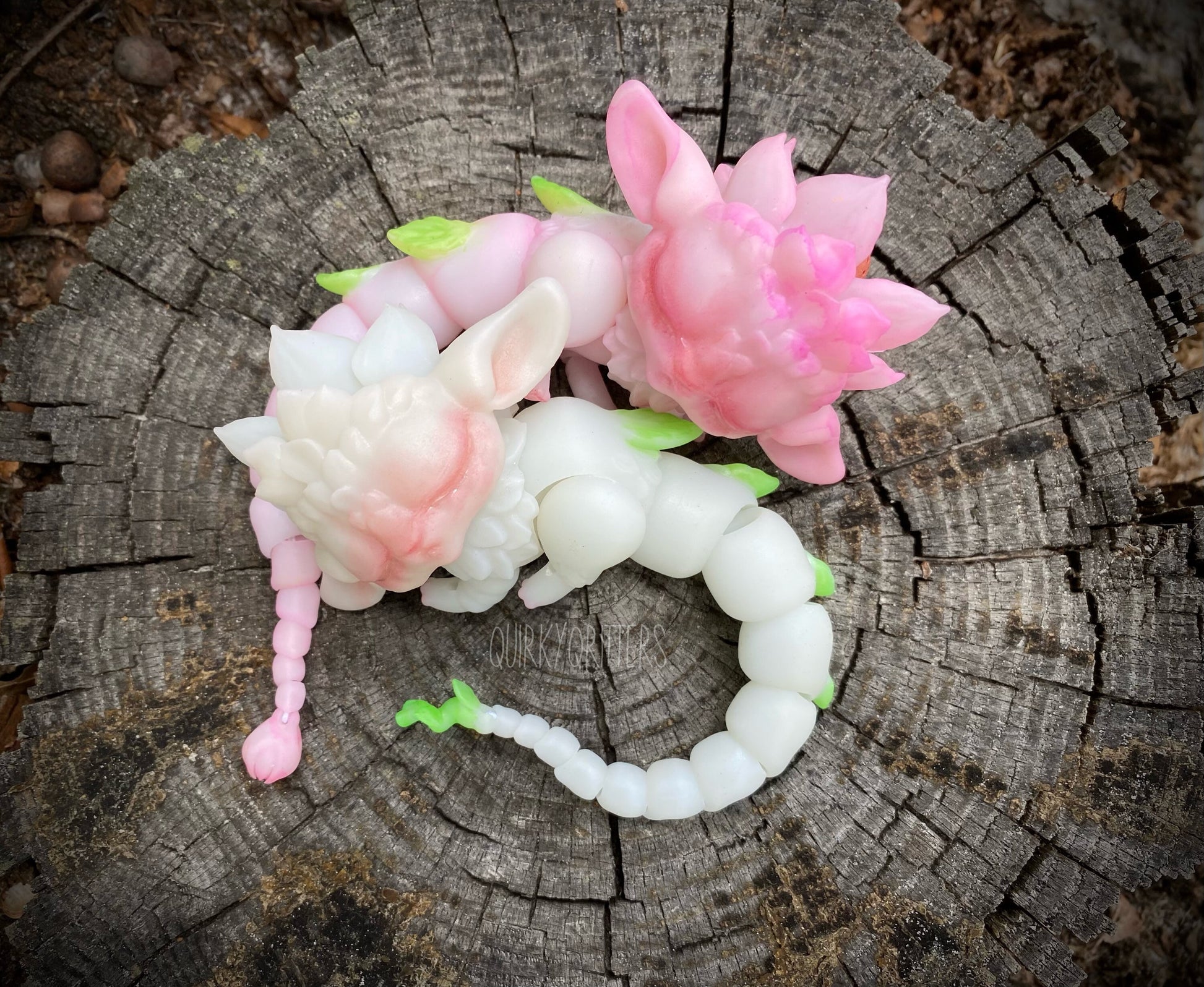 Blossom Dragon: A 3D Printed Ball Jointed Doll
