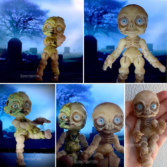 Skully: the Spooky Skeleton, Zombie, UnDead Ball Jointed Doll