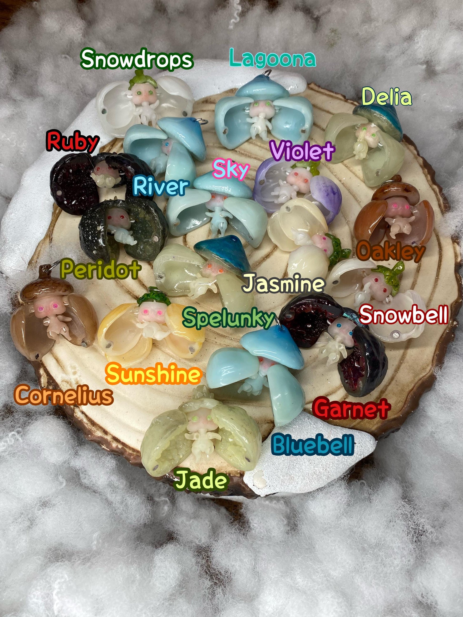 READY TO SHIP: Necklace Fairies Holiday Sale