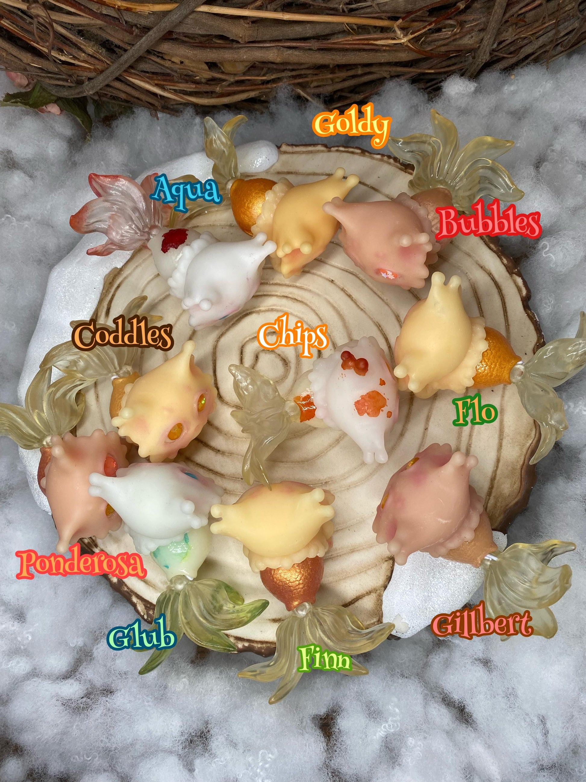 READY TO SHIP: Holiday Lot 2 - Catfish, Sleepy Dragons, Firefly, and Unicorn Ball Jointed Dolls