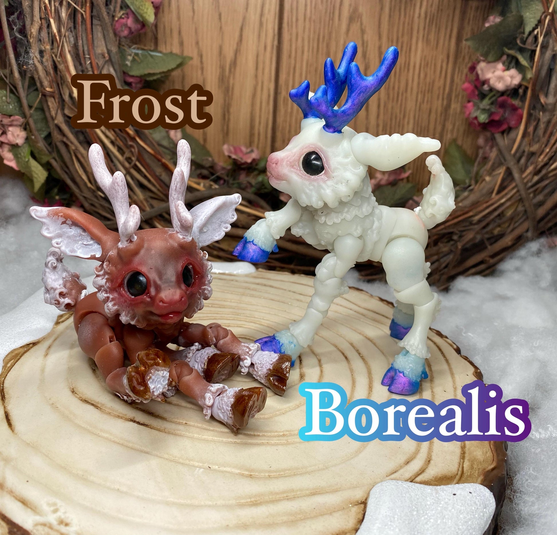 READY TO SHIP: Reindeer Ball Jointed Doll