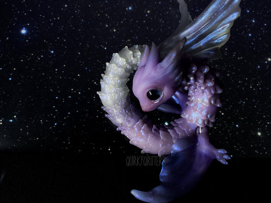 AQUARIUS: The Zodiac Dragon 3D Printed Resin BJD- Ball Jointed Doll