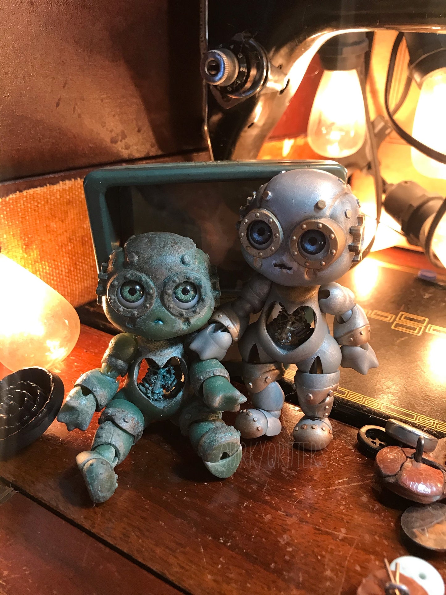 SteamPunks: A Robot 3D Resin Printed BJD