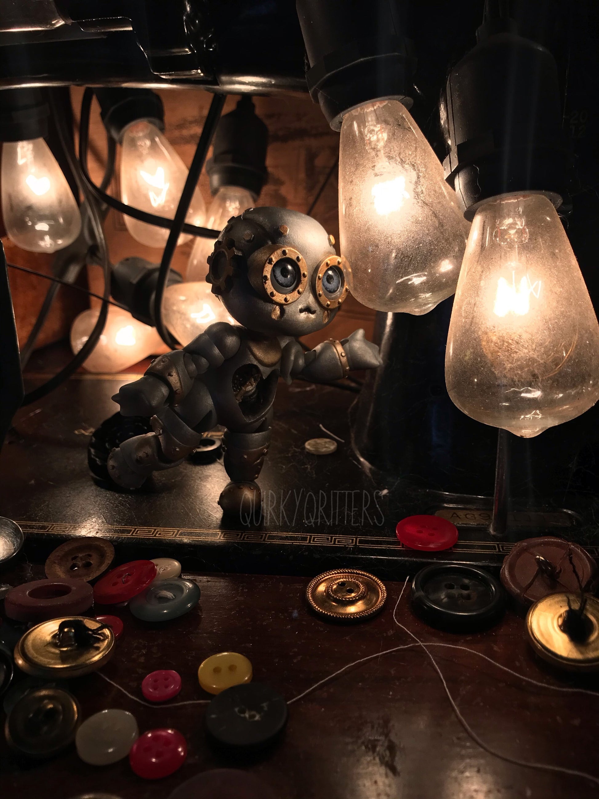 SteamPunks: A Robot 3D Resin Printed BJD