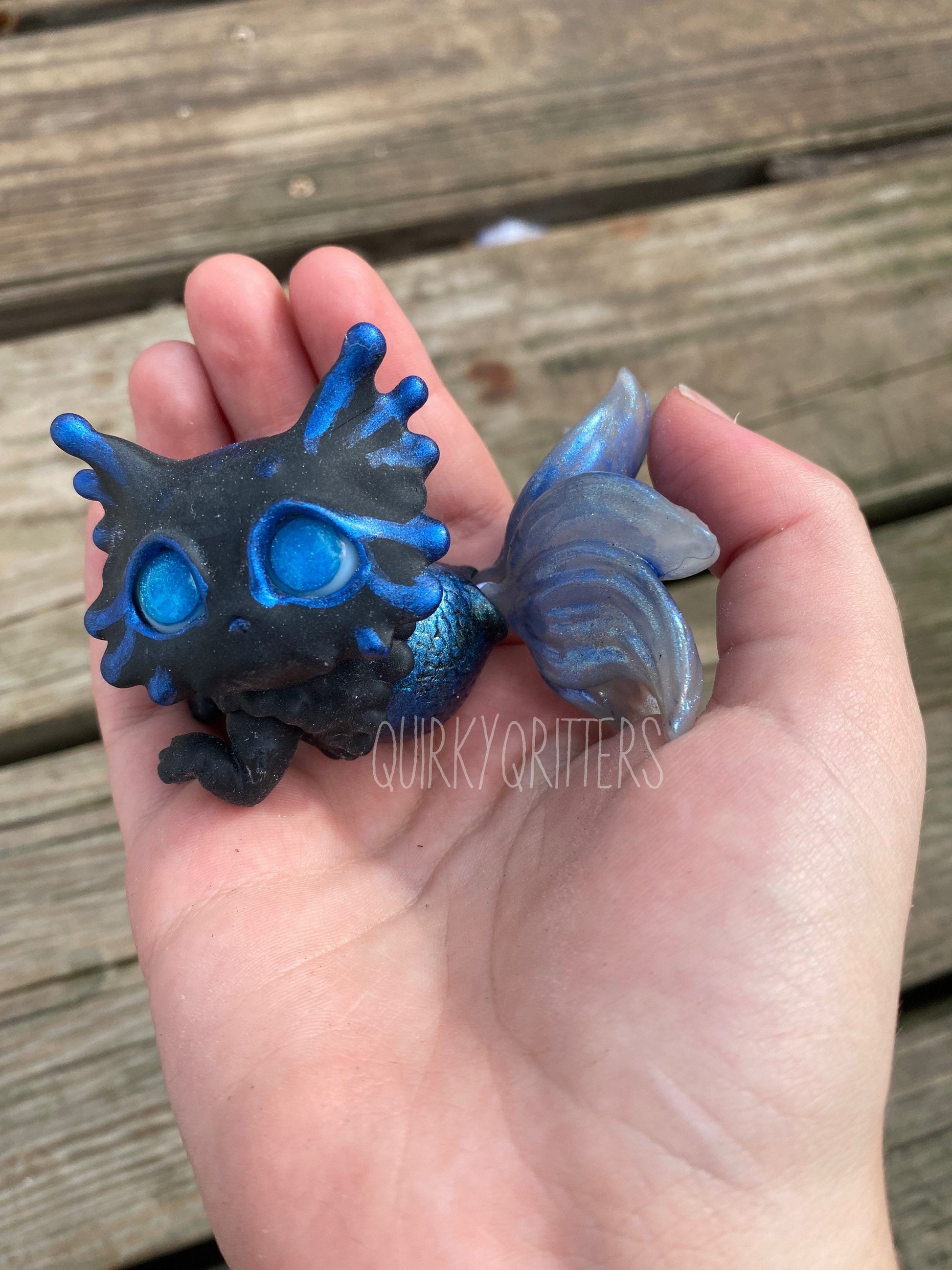 Catfish: A Mini 3D Resin BJD Purrmaid