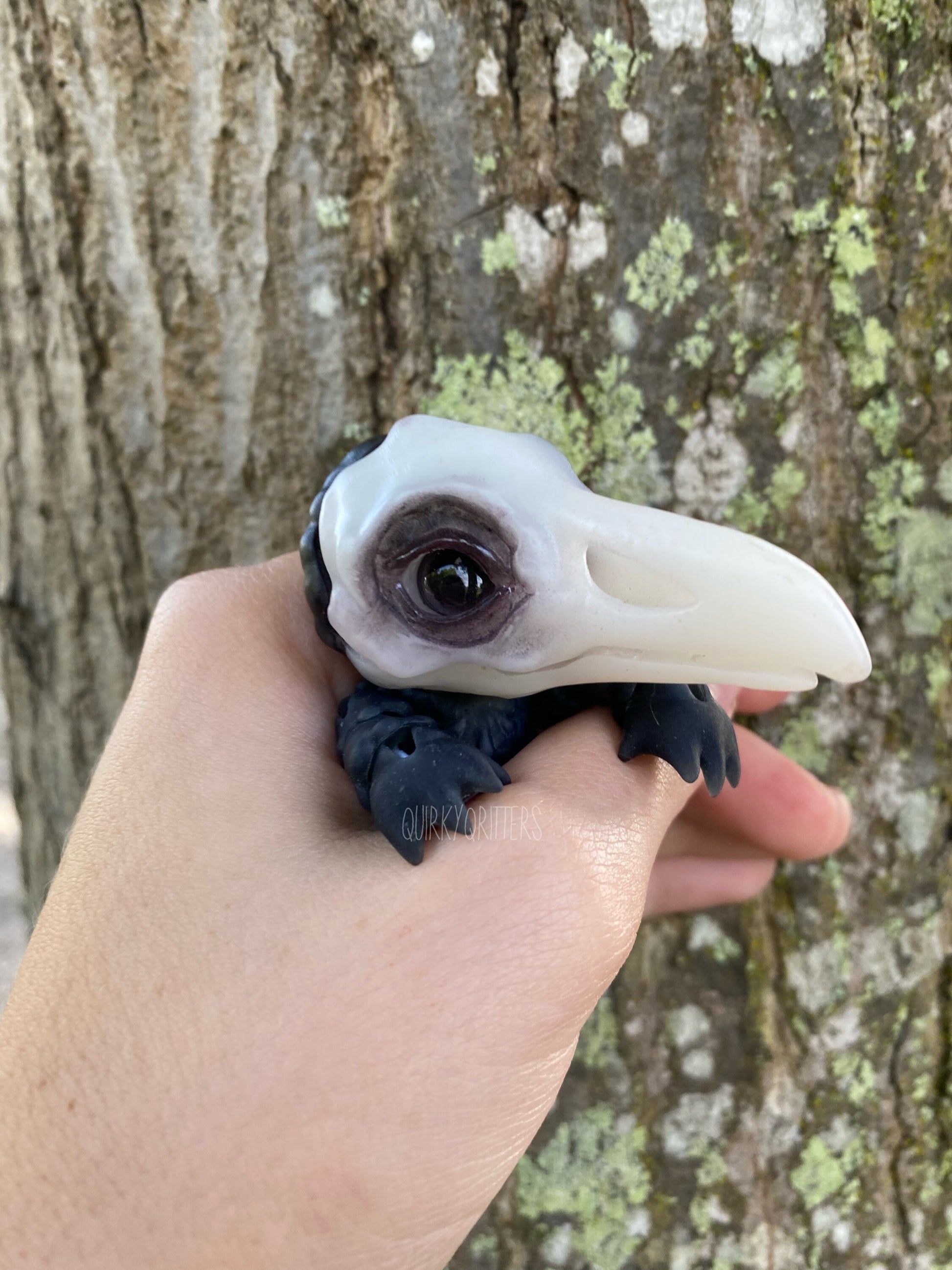 Nevermore: a Corvid Cryptid Ball Jointed Doll