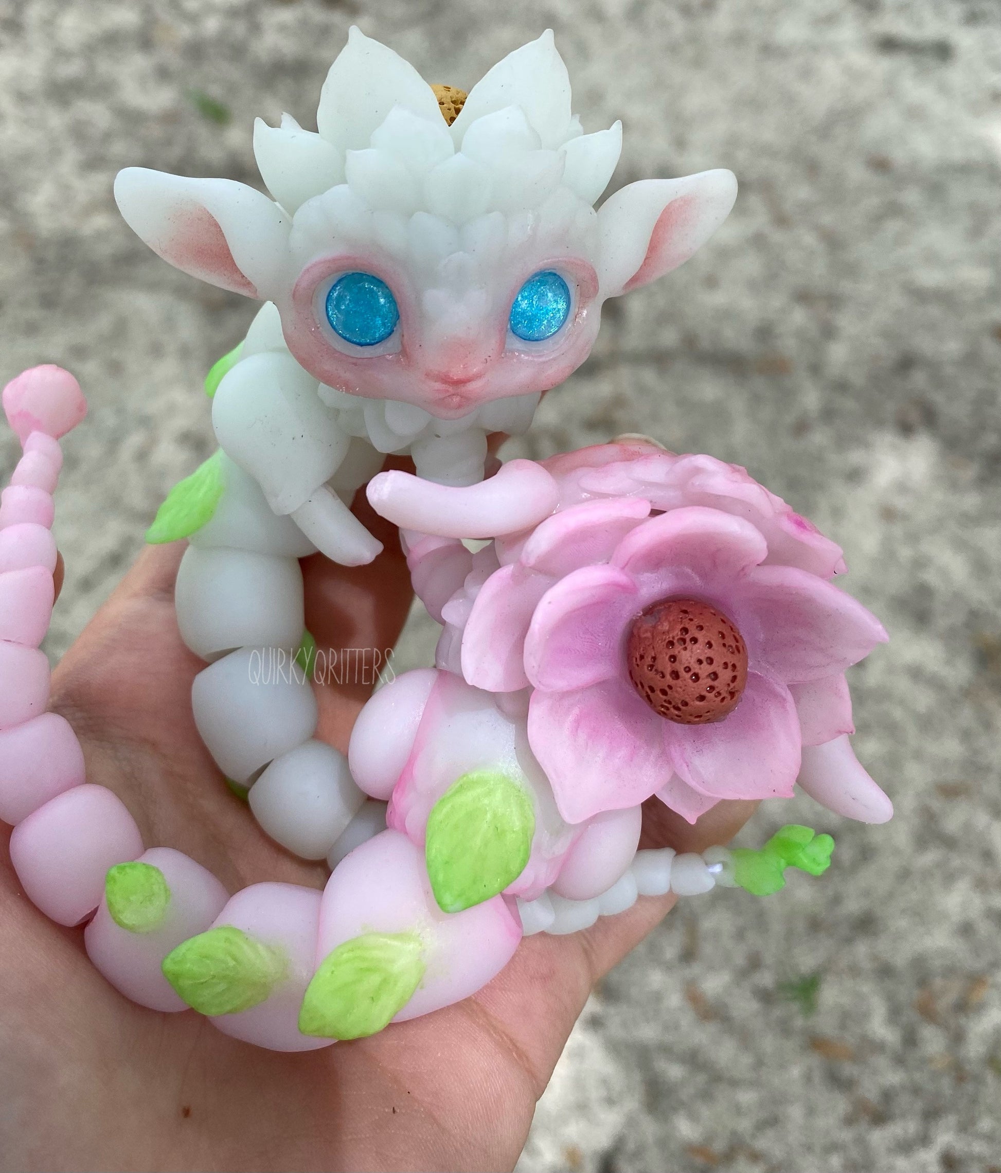 Blossom Dragon: A 3D Printed Ball Jointed Doll