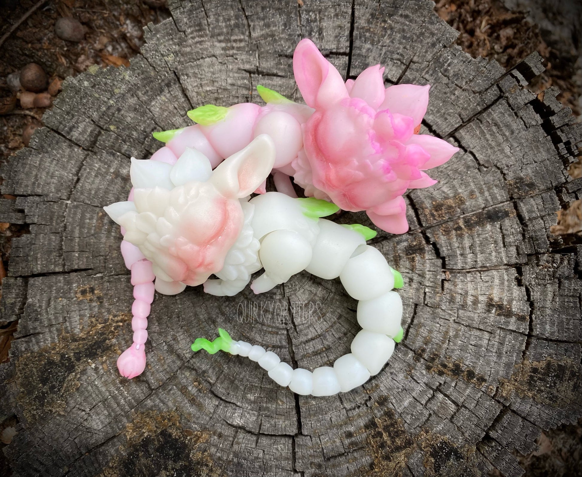 Blossom Dragon: A 3D Printed Ball Jointed Doll