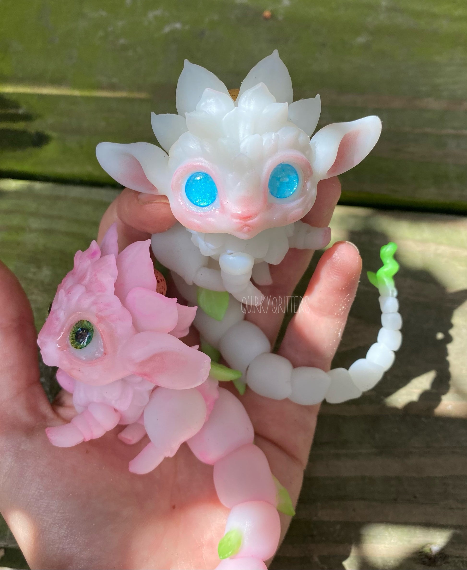 Blossom Dragon: A 3D Printed Ball Jointed Doll