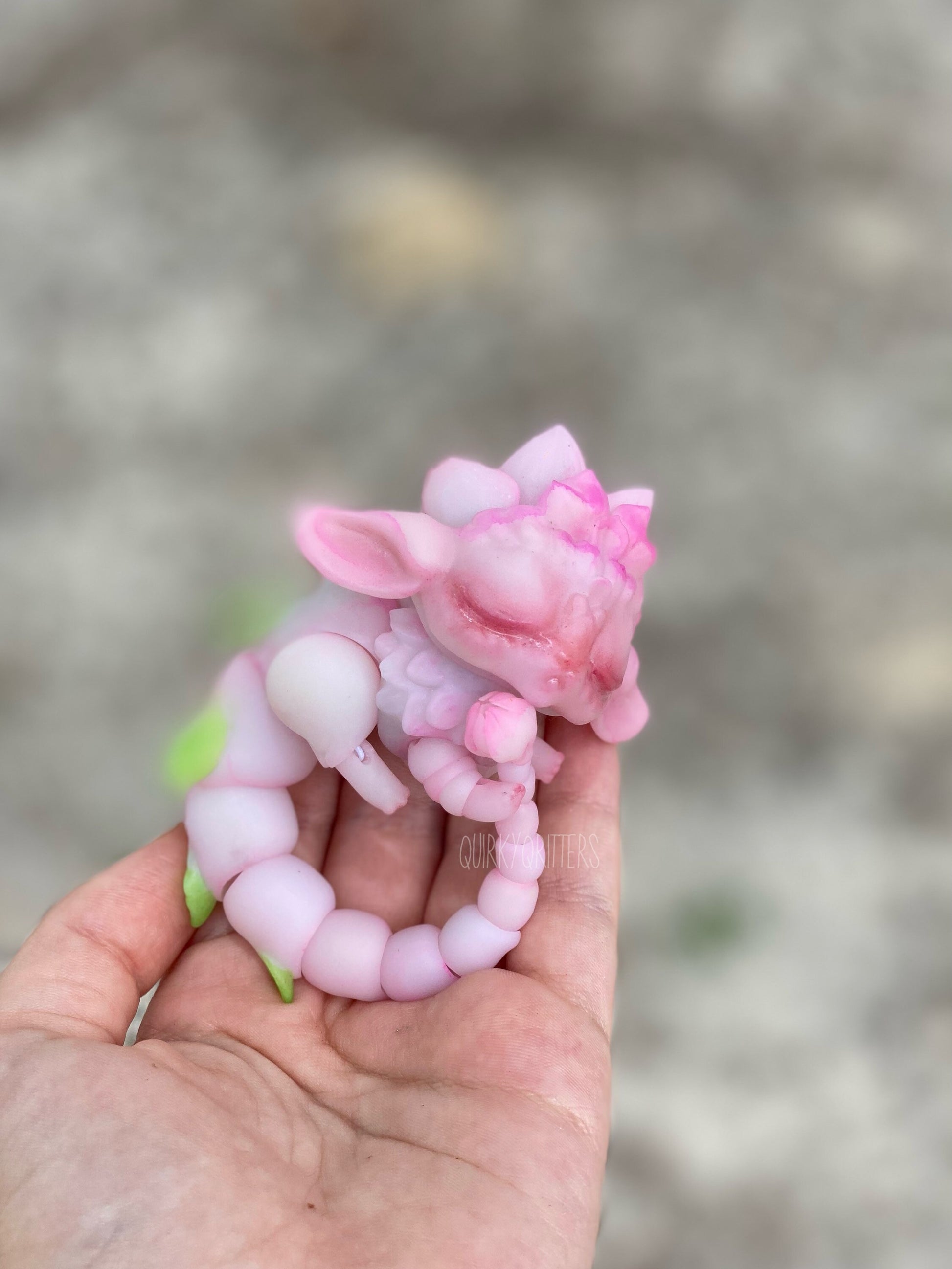 Blossom Dragon: A 3D Printed Ball Jointed Doll