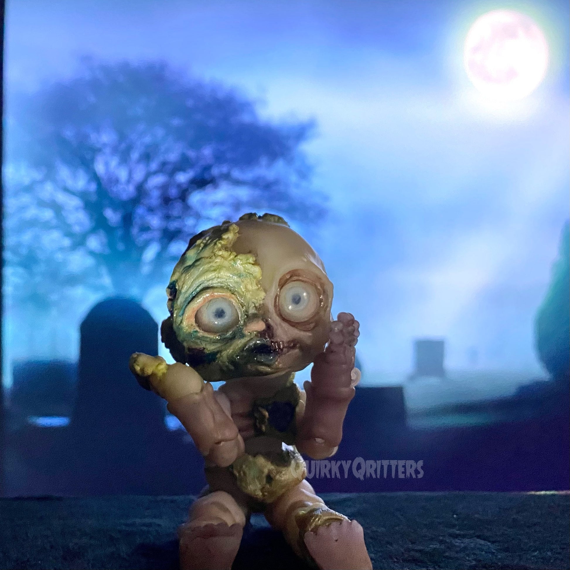 Skully: the Spooky Skeleton, Zombie, UnDead Ball Jointed Doll
