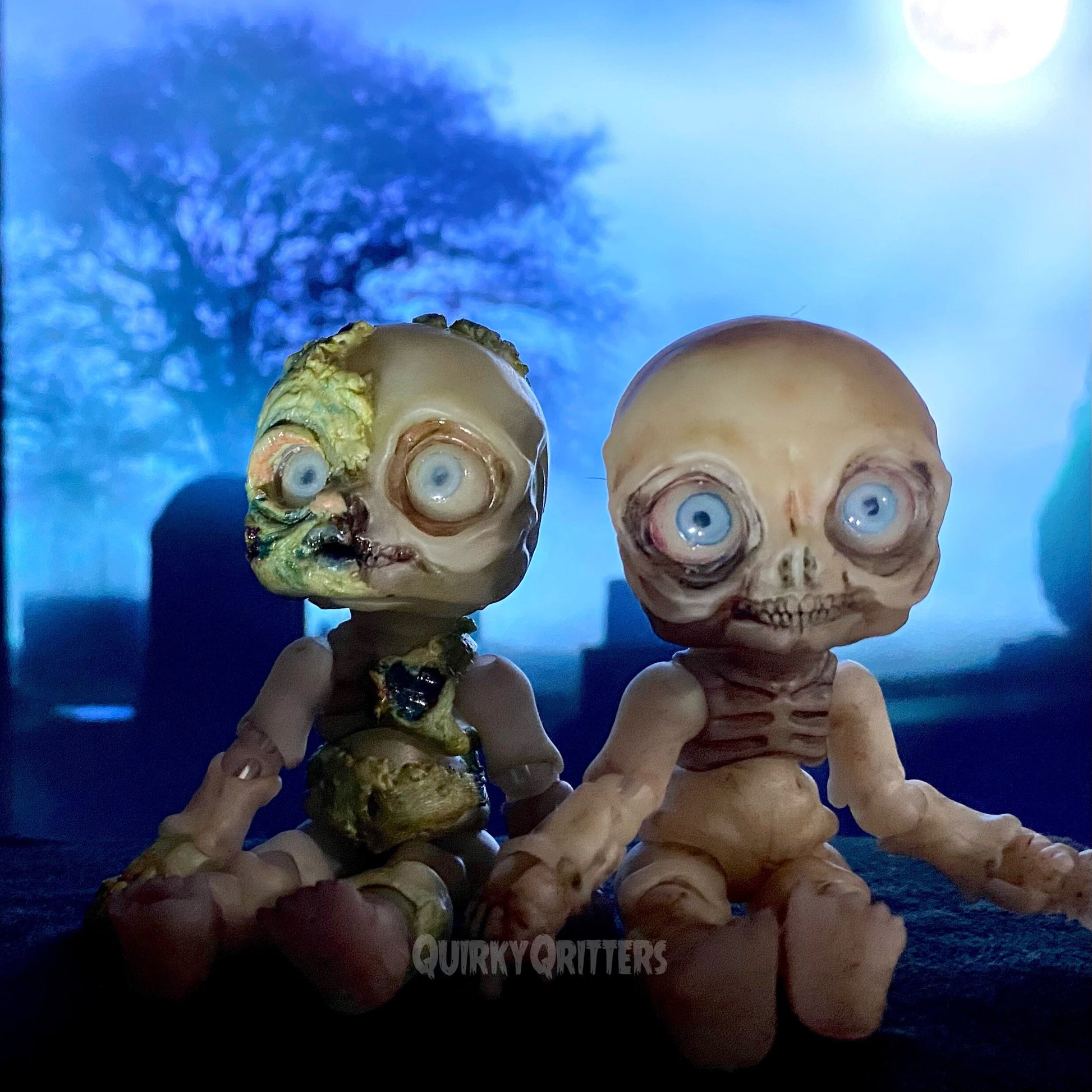 Skully: the Spooky Skeleton, Zombie, UnDead Ball Jointed Doll