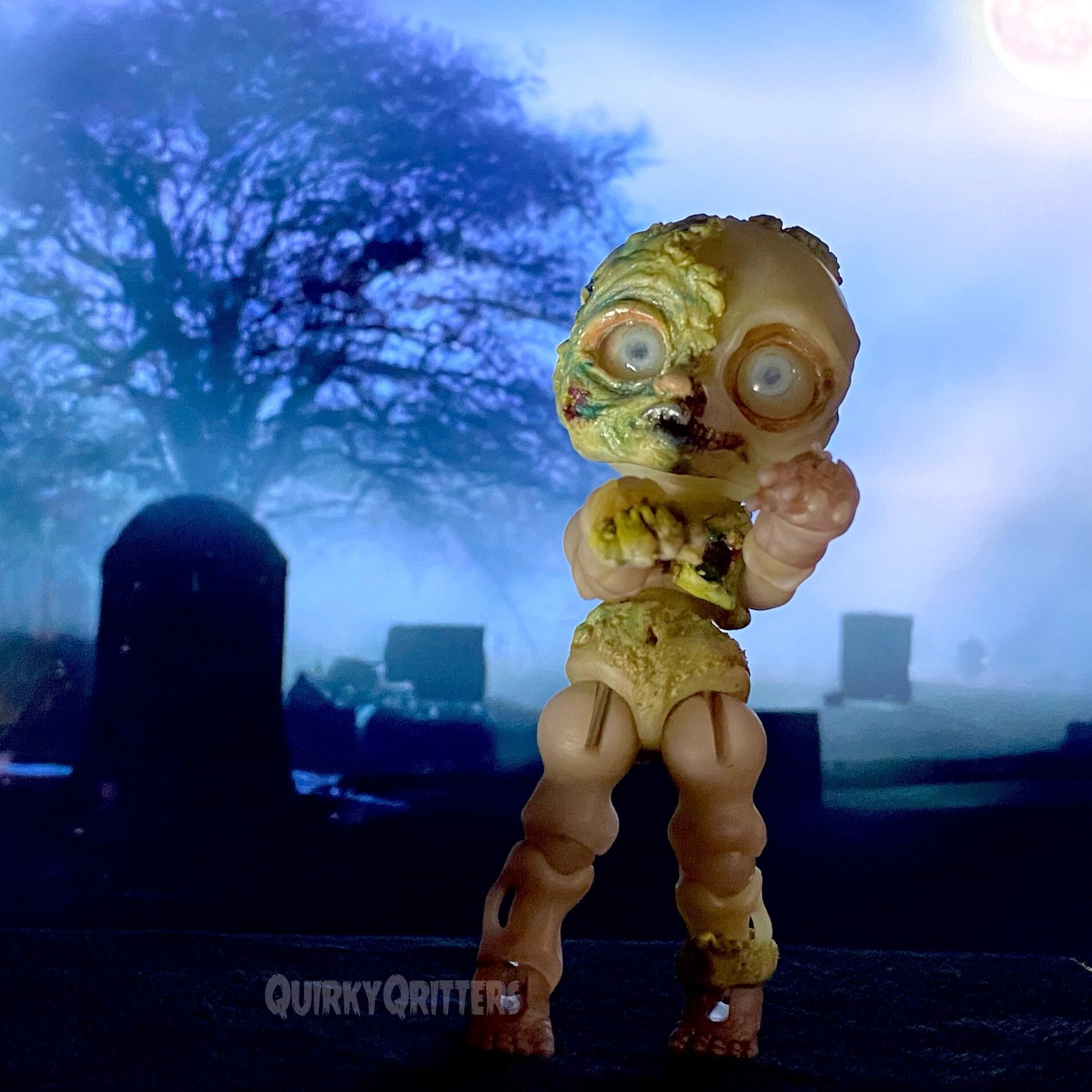 Skully: the Spooky Skeleton, Zombie, UnDead Ball Jointed Doll