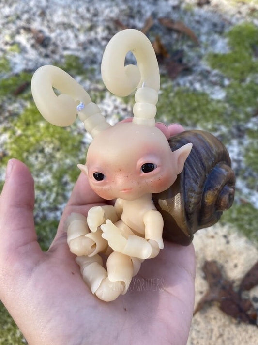 Snail: The Miniscule Mollusc 3D Printed Ball Jointed Doll